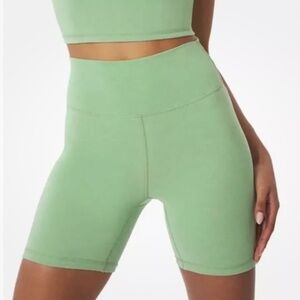 We Wore What By Revolve Seamless Biker Shorts, Fair Green, Size S